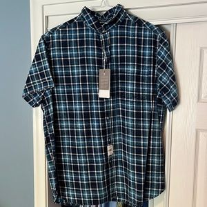 NWT Men’s XL Zipcode Short Sleeve Button Down